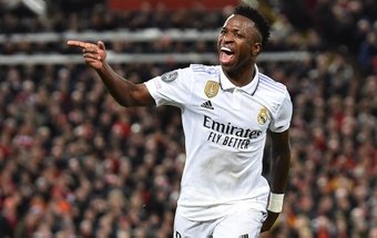 Vinicius Jr has scored 23 goals in the 2022/23 season. EFE