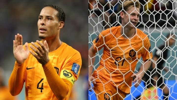 Ruud Gullit spoke about De Jong and Van Dijk. AFP